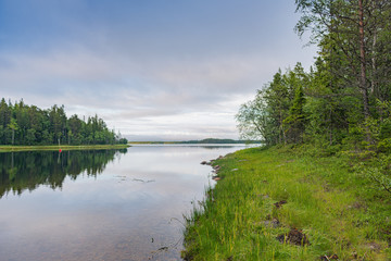 Arctic Ocean. Stone Barents sea- coast landscape. Russia north- photography marine