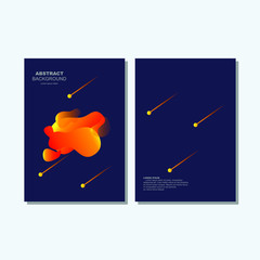 Dynamic Abstract Liquid Trendy Color Gradation Background