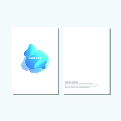 Dynamic Abstract Liquid Trendy Color Gradation Background