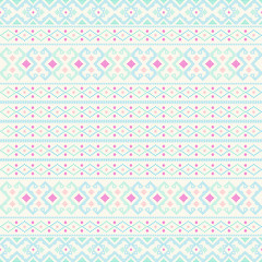 Creative design cloth pattern. Tribal ethnic ornament seamless pattern. Colorful vector illustration. Ethnic motif for textile