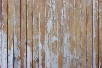 Texture of peeling boards, light color