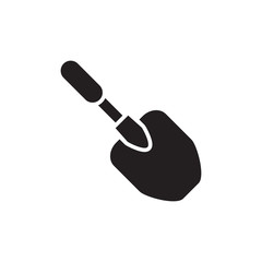 shovel - gardening icon vector design template