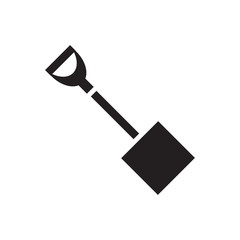shovel - gardening icon vector design template