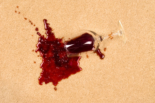 Spilled Wine On Carpet