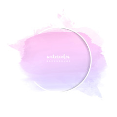 Colourful watercolour textured background and vintage frame suitable for wedding invitation, backdrop, ornaments, and canvas