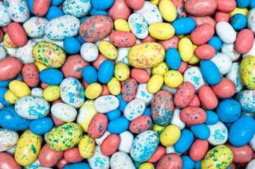 Fototapeta na wymiar Candy Easter eggs