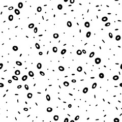 Abstract doodle seamless pattern. Modern design for paper, cover, fabric or other design.