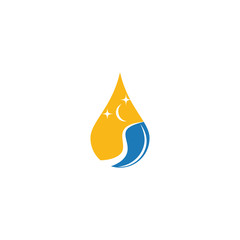 Water drop Logo Template vector