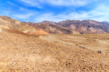 Fototapeta na wymiar View from Artist's Drive in Death Valley, California