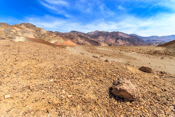 View from Artist's Drive in Death Valley, California