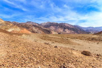 View from Artist's Drive in Death Valley, California