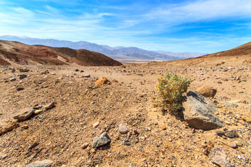 View from Artist's Drive in Death Valley, California
