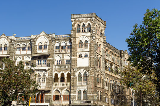 Indian mercantile chambers building in Mumbai. India