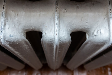 Obraz premium old heating radiator