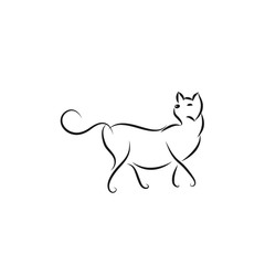 Cat Silhouettes, art vector design
