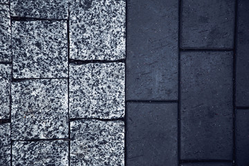 Fototapeta premium gray granite paving background texture