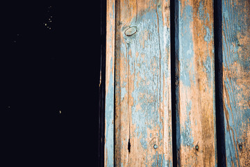 blue shabby pier at sea background texture