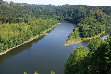 Rappbode dam and reservoir in Germany