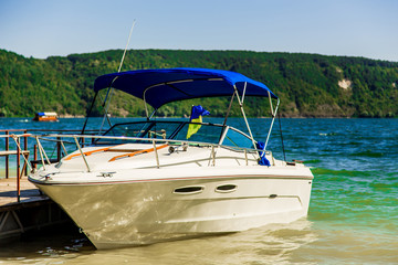 Fototapeta premium sea tour boat, outdoor recreation