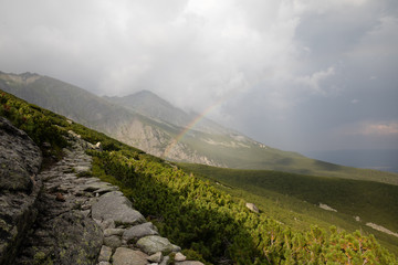 High Tatras in Slovakia rainbow in the mountains © Hedvika