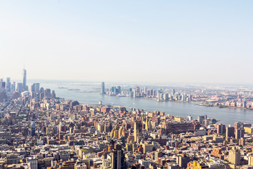Manhattan air view