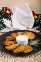 restaurant menu, authentic food on the table