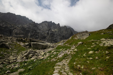 High Tatras mountains in Slovakia landscape