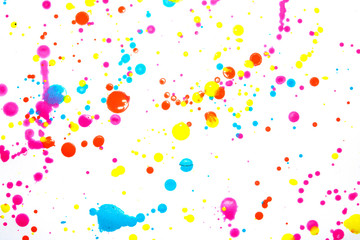 Acrylic Paint Blobs Splatters and spots for Background