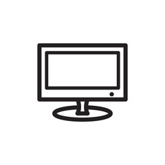 Monitor icon vector design template