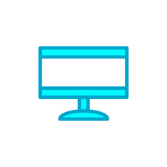 Monitor icon vector design template