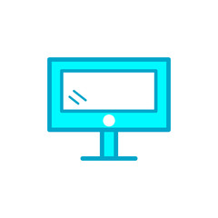 Monitor icon vector design template