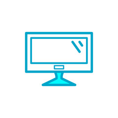 Monitor icon vector design template