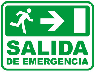 Cartel / Señal de Salida de Emergencia