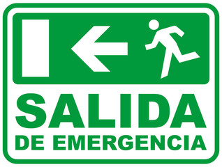 Cartel / Señal de Salida de Emergencia