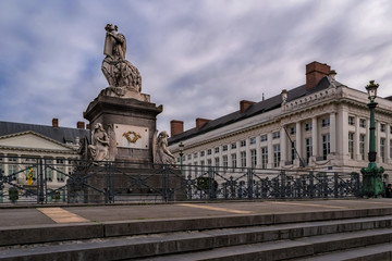 Fototapeta na wymiar Brussels Belgium - Monument on Government Square