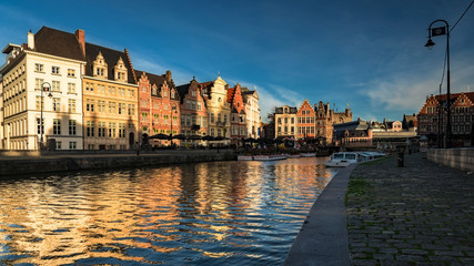Belgium - Morning on the Canal - Ghent