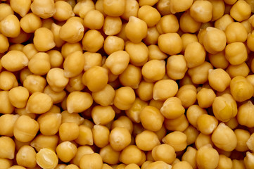 Boiled chickpea, vegetarian food