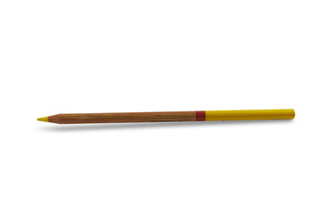 Pencil with Copy Space Isolated on a White Background.