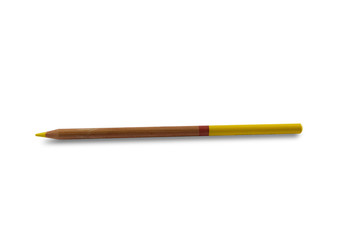 Pencil with Copy Space Isolated on a White Background.