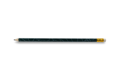 Pencil with Copy Space Isolated on a White Background.