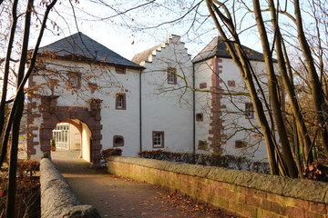 Blick auf Burg Kerpen in Illingen (Saar)