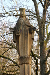 Statue in einem kleinen Park in Illingen (Saar)
