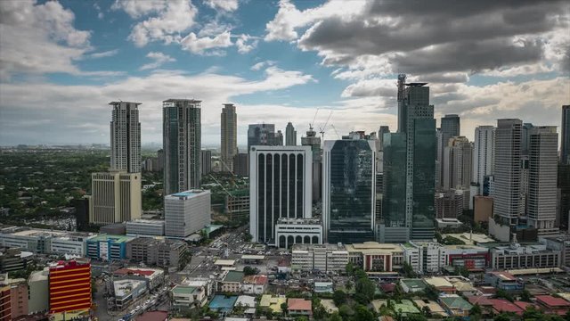 Manila city day time lapse