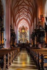 Fototapeta na wymiar Austria - Church from Sound of Music - Salzburg