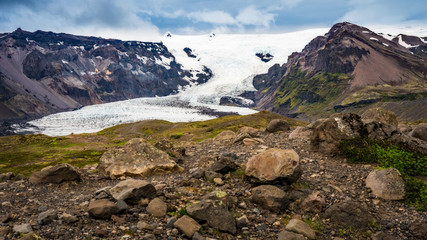 Iceland - Fjallsárlón Glacier and Mountains