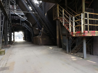 alte stillgelegte Stahl Fabrik Industrie