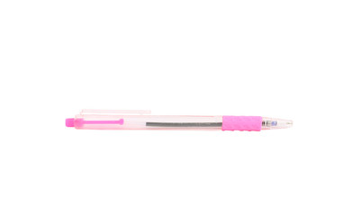 Pen Isolated on White Background  with clipping path. There are many colors to choose from, such as blue, red, black, green.