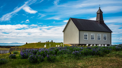 Obraz premium Iceland - Little Church by the Sea - Strandakirkja