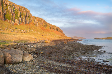 Sea Cliffs at Garafad on the Isle of Skye in Scotland
