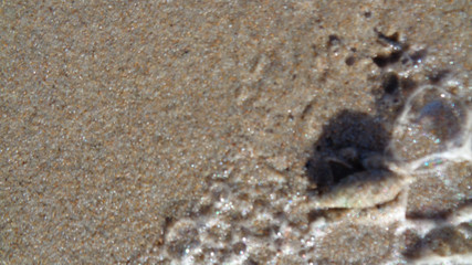 view to the beach in summer